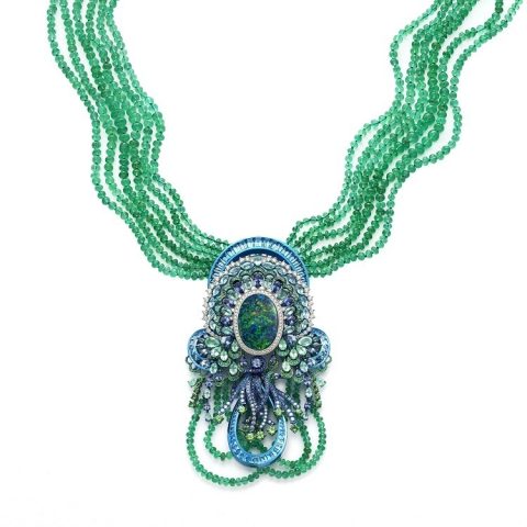 Chopard Chopard Red Carpet black opal necklace
