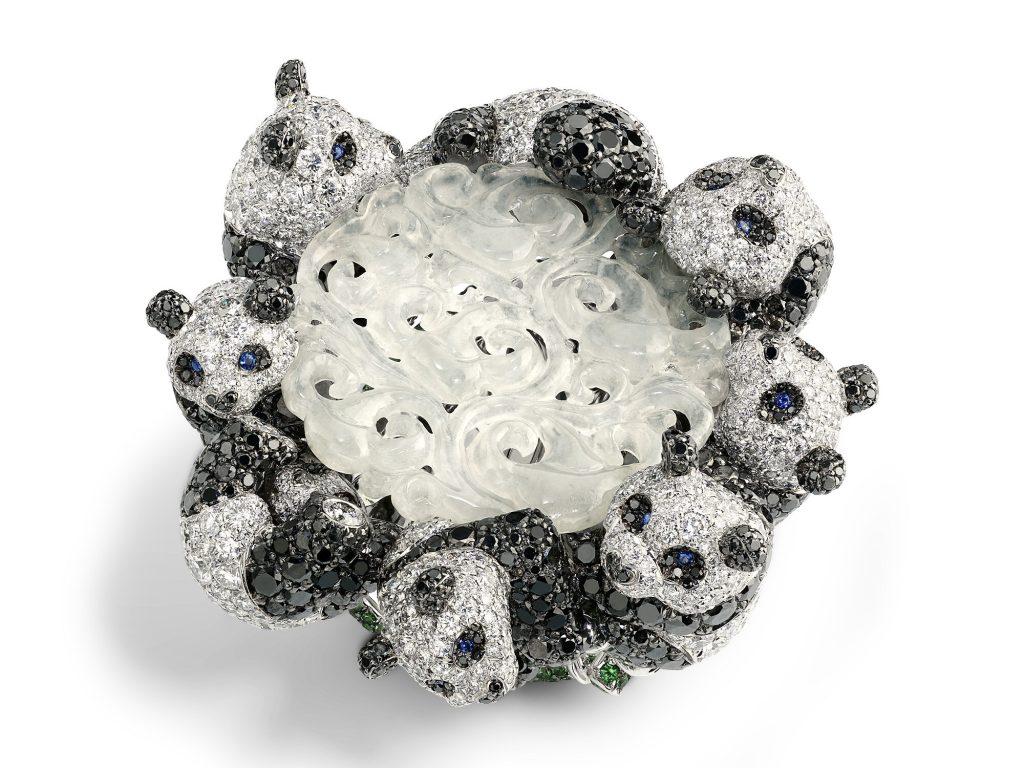 Chopard Pandas Giant Panda Jade Ring