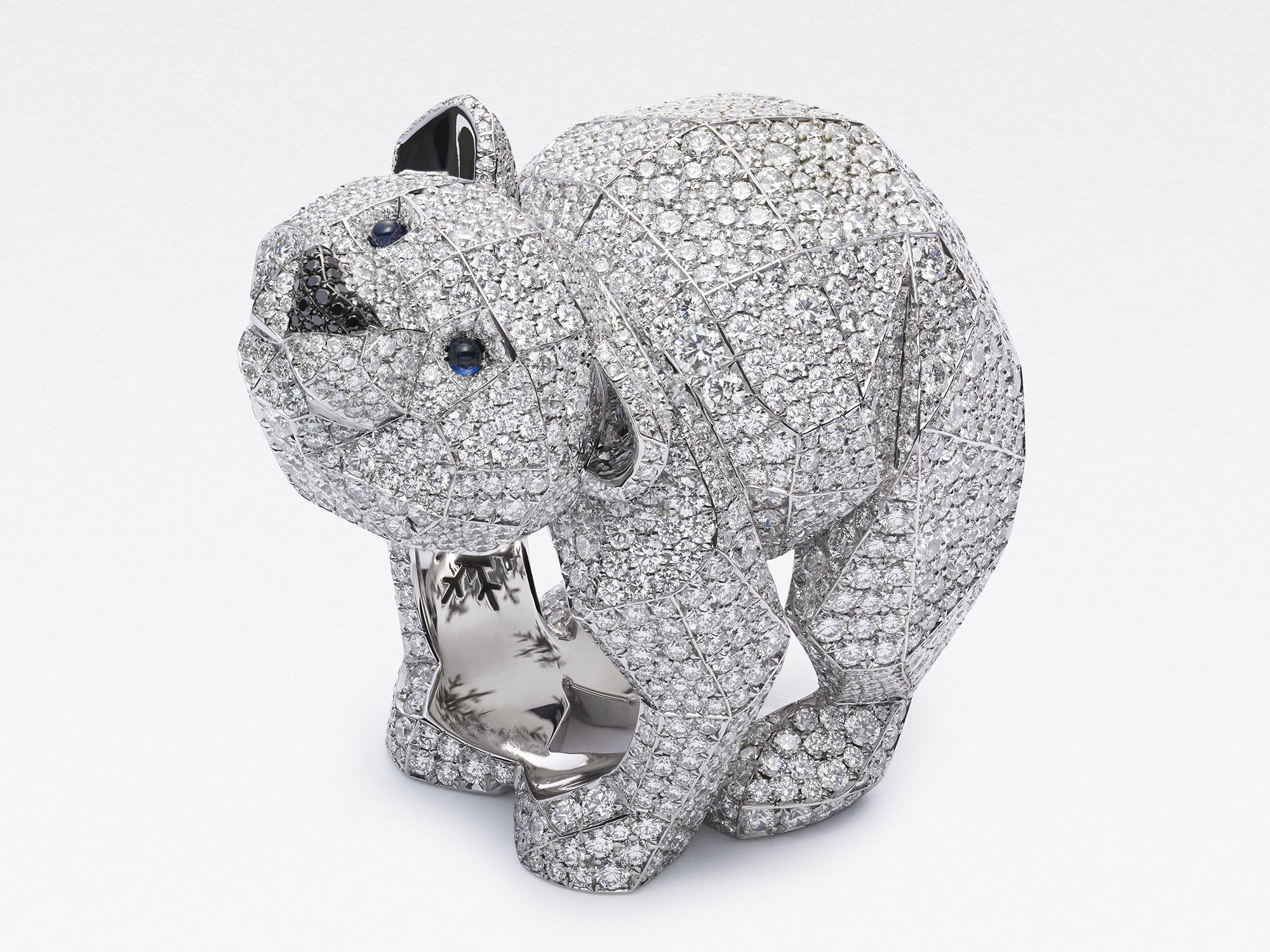 Chopard Polar Bear Ring diamond pavé