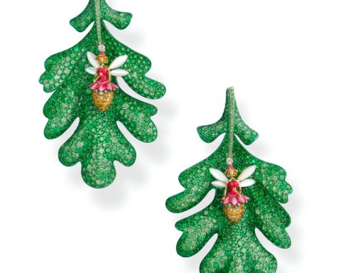 Chopard Red Carpet fairy earrings