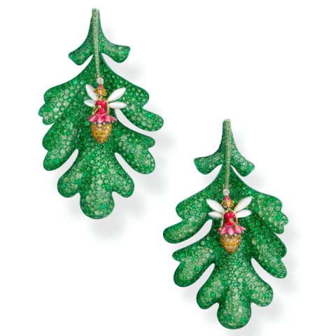 Chopard Red Carpet fairy earrings