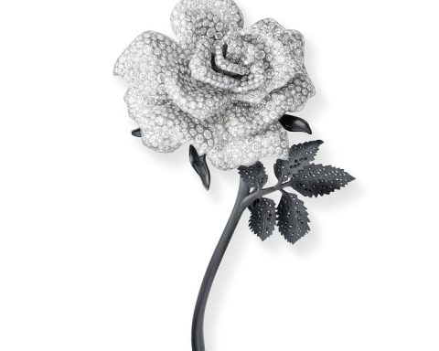 Chopard Red Carpet rose brooch