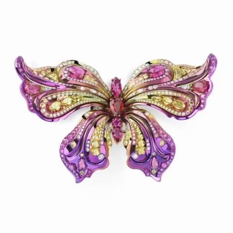 Chopard Red Carpet titanium butterfly ring and brooch