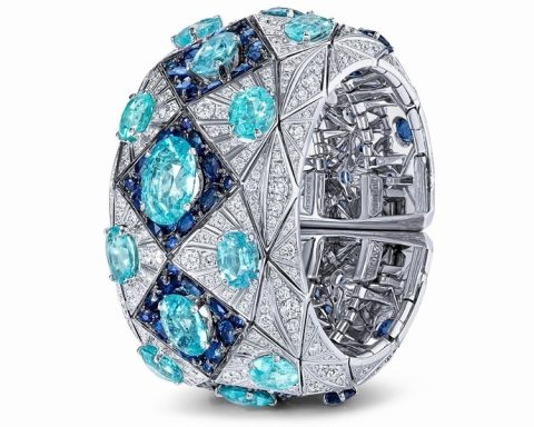 David Morris Starburst Paraiba Tourmaline Bracelet