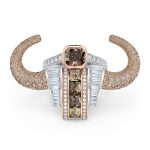 De Beers De Beers Stability colored diamond rough stone jewelry set