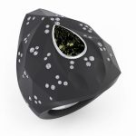 De Beers Rhinoceros Jacket colored diamond ring