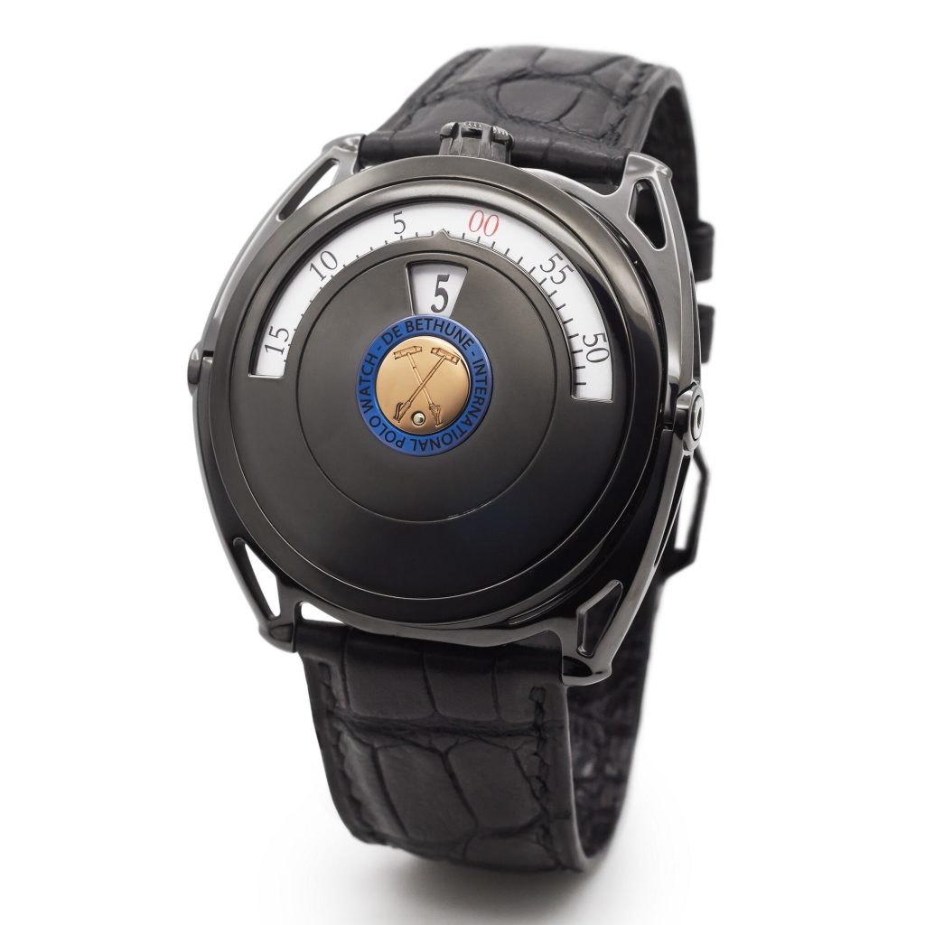 De Bethune DB27 Digitale Polo Edition digital jumping hour watch