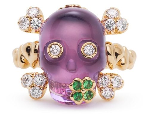 Dior Dior Tête de Mort skull series ring