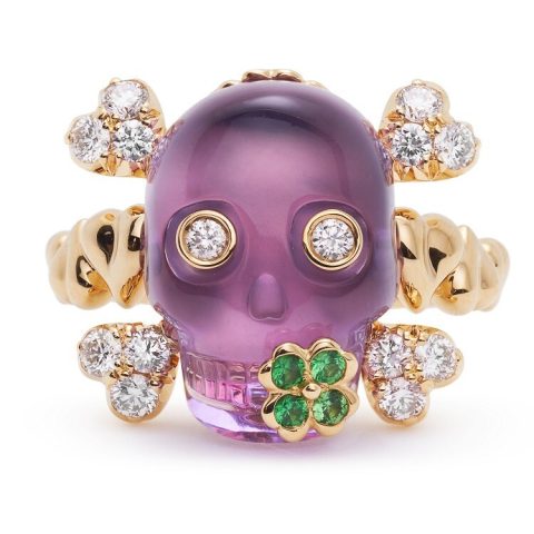 Dior Dior Tête de Mort skull series ring