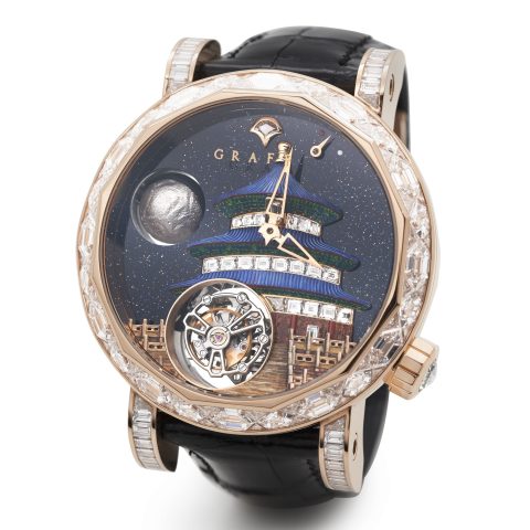 Graff GyroGraff Temple of Heaven Tourbillon Three-dimensional Moon Phase Watch