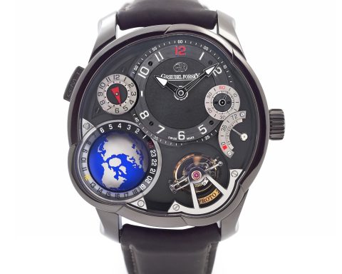 Greubel Forsey GMT Black enjoy with black titanium case