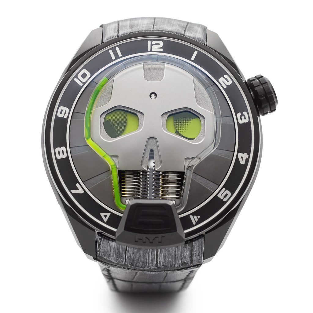 HYT The Skull Liquid Time Scale Skull Limited Edition Watch
