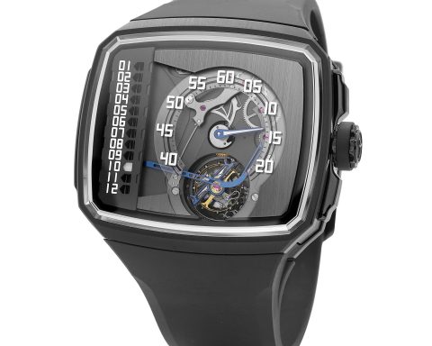 Hautlence Linear Series 2 linear jumping hour flying tourbillon watch