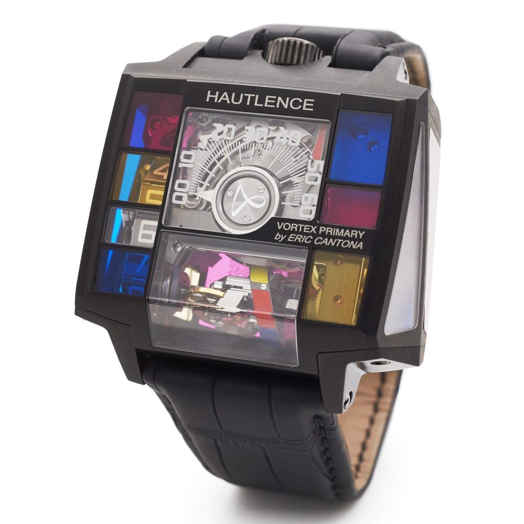 Hautlence Vortex Primar digital jumping hour watch