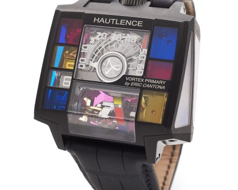 Hautlence Vortex Primar digital jumping hour watch