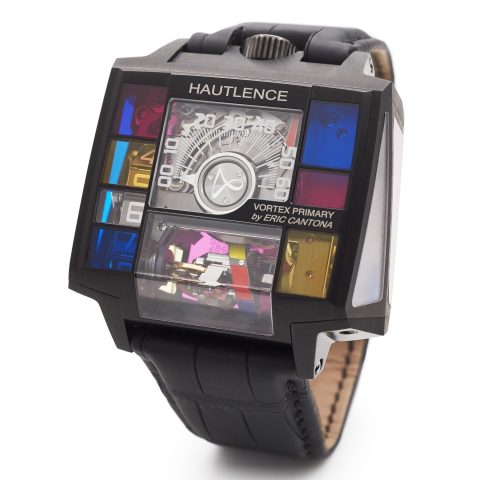 Hautlence Vortex Primar digital jumping hour watch