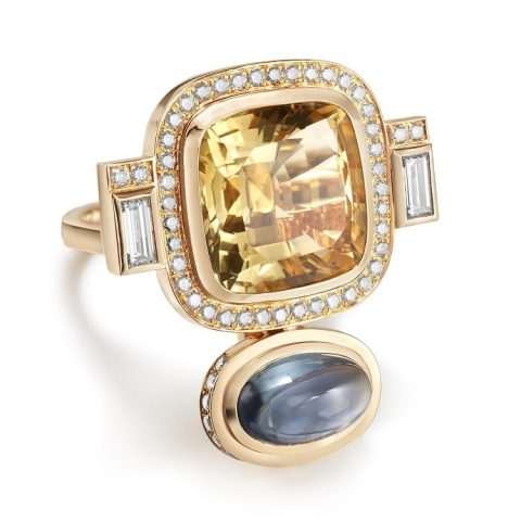 Hermès À l'écoute rose gold ring