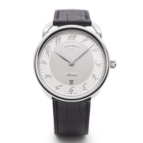 Hermès Arceau 40mm steel case watch