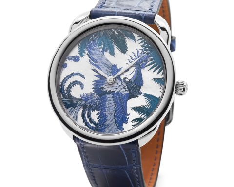 Hermès Arceau Mythique Phoenix Coloriages watch