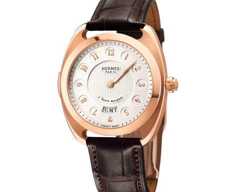 Hermès Dressage L'heure masquée dual time watch