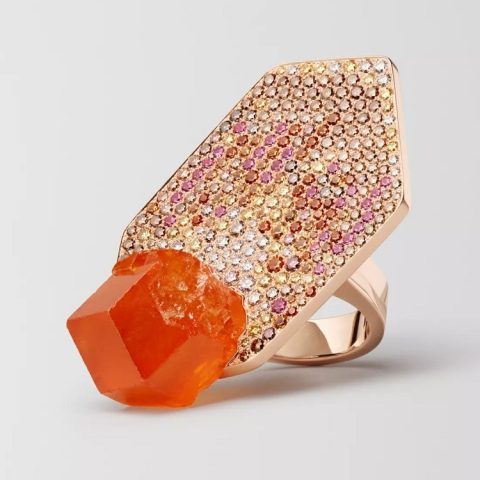 Hermès Lumières Brutes gemstone ring