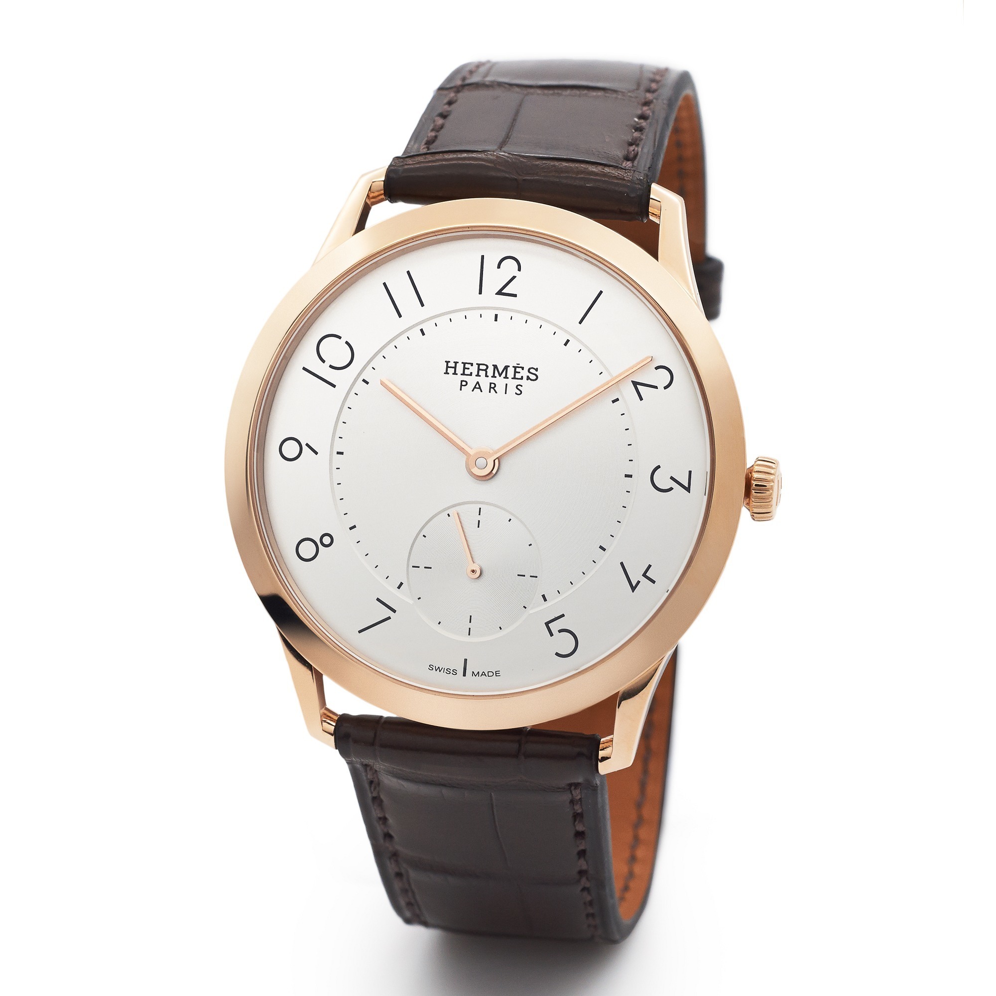 Hermès Slim dʼHermès 39.5mm ultra-thin automatic watch