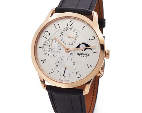 Hermès Slim dʼHermès Perpetual Calendar ultra-thin perpetual calendar watch