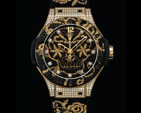 Hublot Big Bang embroidered watch