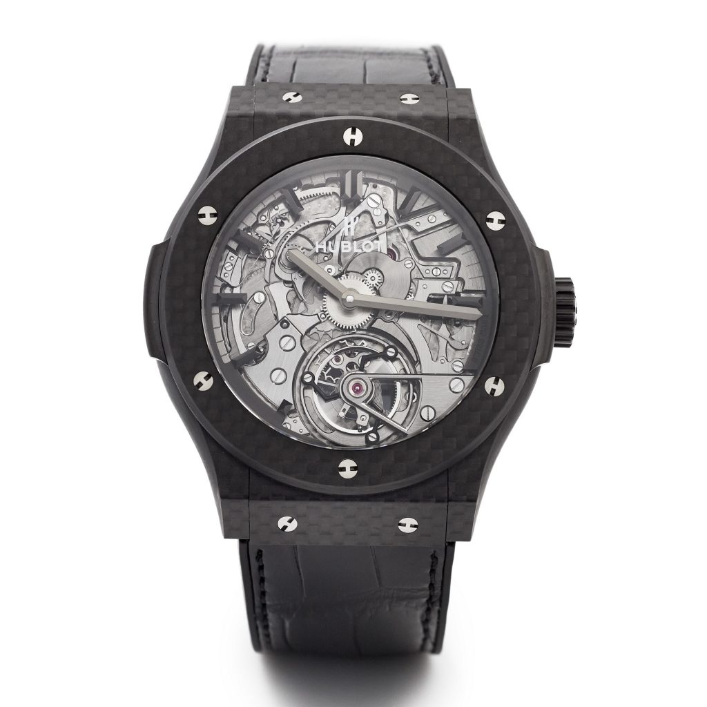 Hublot Classic Fusion Carbon Fiber Case Tourbillon Minute Repeater
