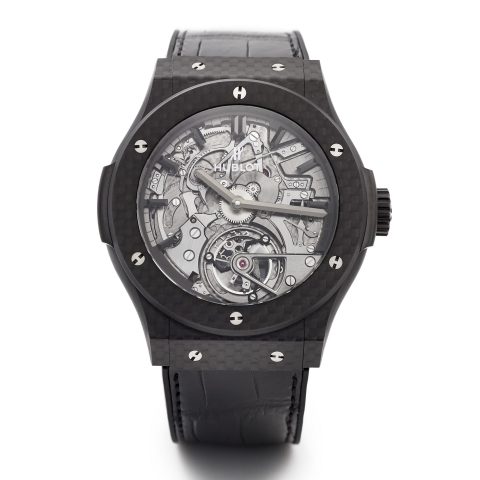 Hublot Classic Fusion Carbon Fiber Case Tourbillon Minute Repeater
