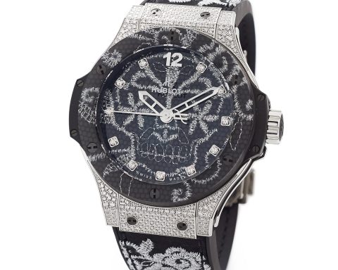 Hubolt Big Bang Broderie Steel Diamonds watch