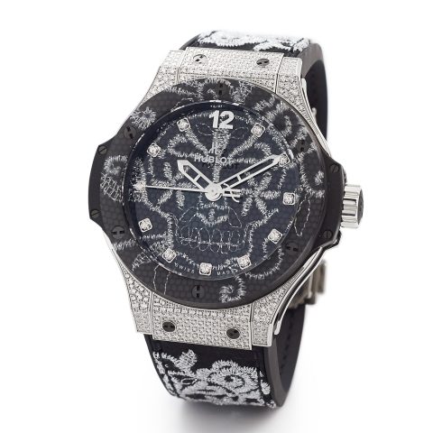 Hubolt Big Bang Broderie Steel Diamonds watch