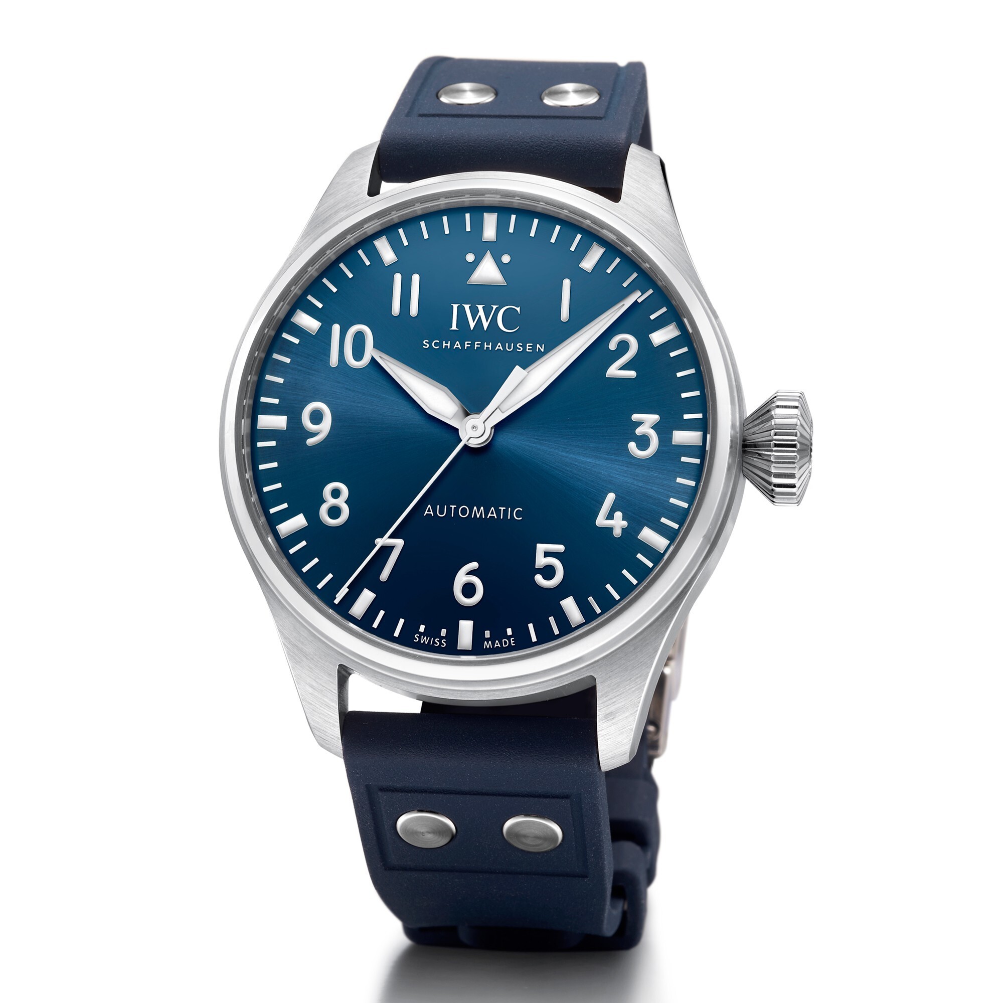 IWC Big Pilot's Watch 43 blue dial stainless steel case