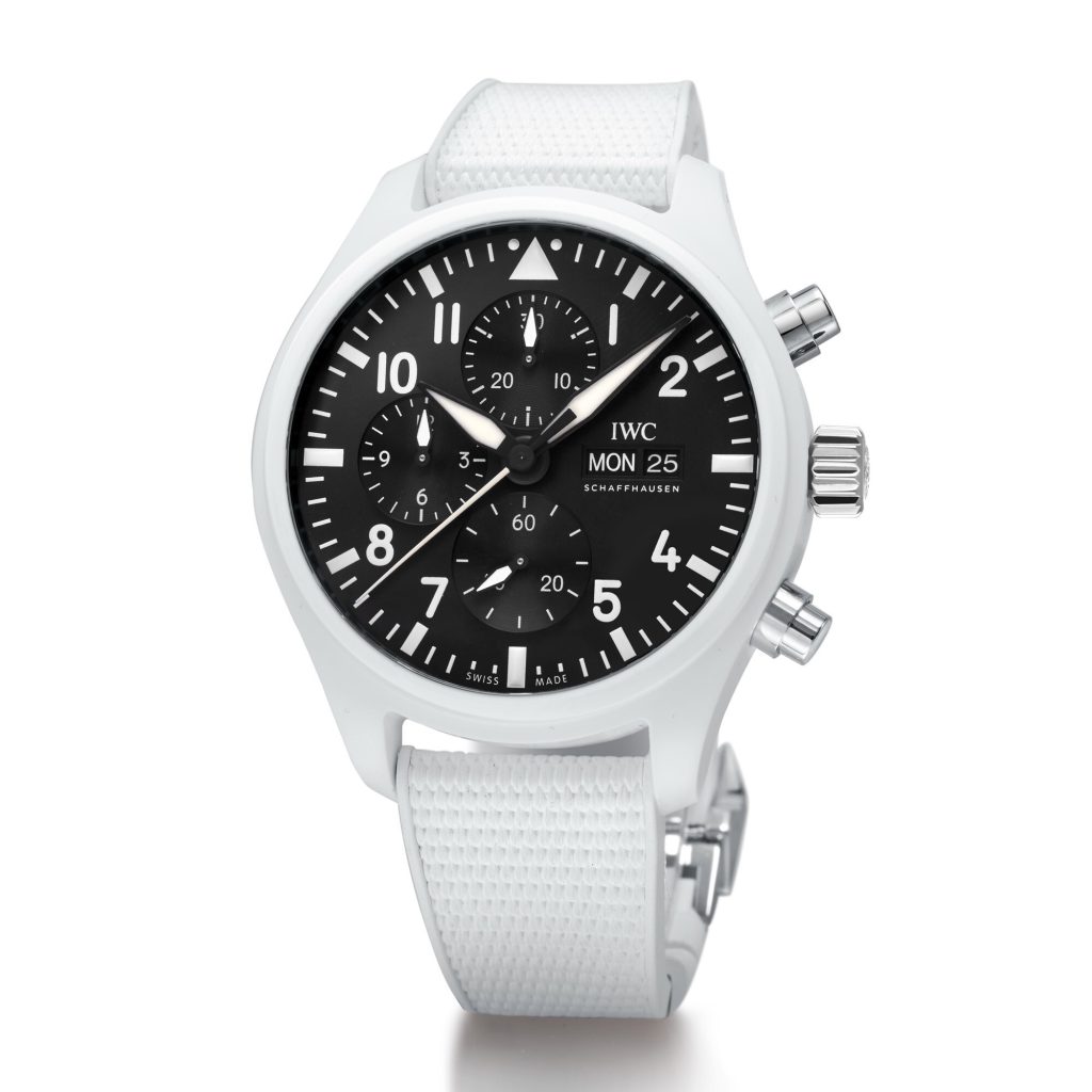 IWC Pilot's Watch Chronograph TOP GUN ceramic case chronograph watch