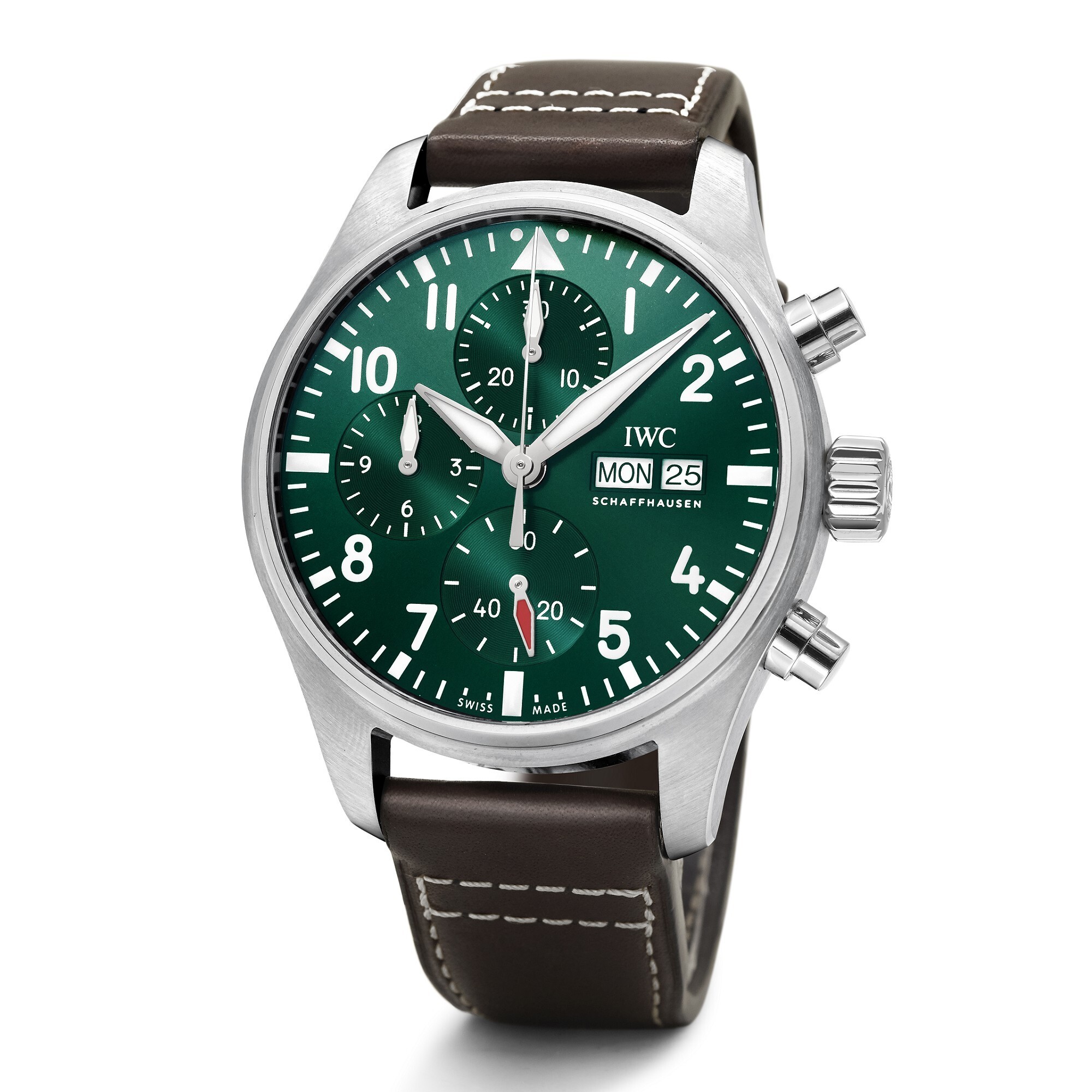 IWC Pilot’s Watch Chronograph Green Dial pilot chronograph watch