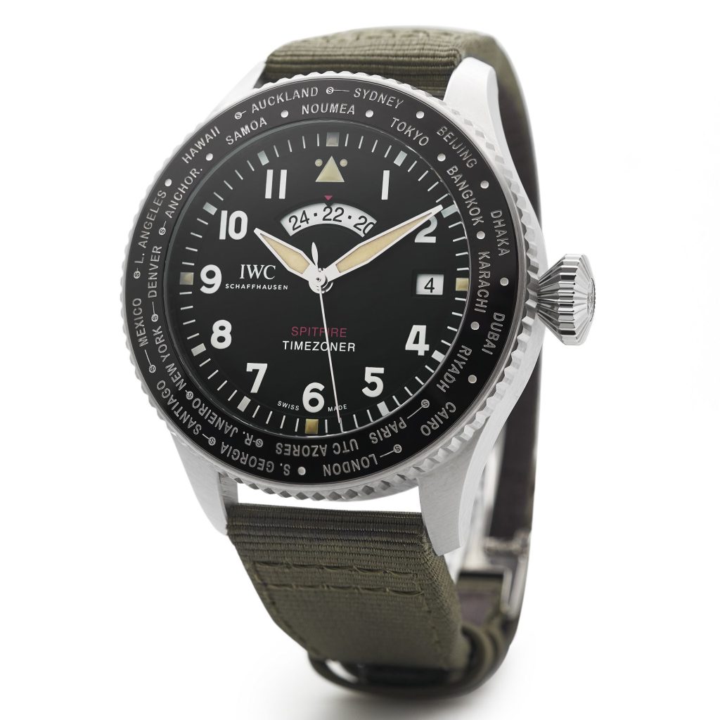 IWC Pilot's Watch Timezoner Spitfire Edition "The Longest Flight" world time watch