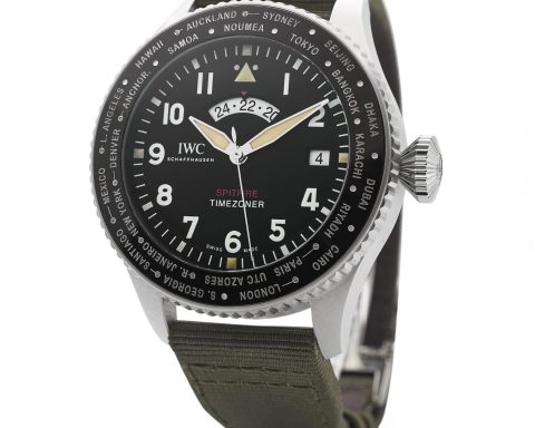 IWC Pilot's Watch Timezoner Spitfire Edition "The Longest Flight" world time watch