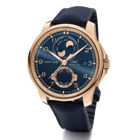 IWC Portugieser Yacht Club Moon & Tide Portuguese series sailing elite moon phase and tide watch