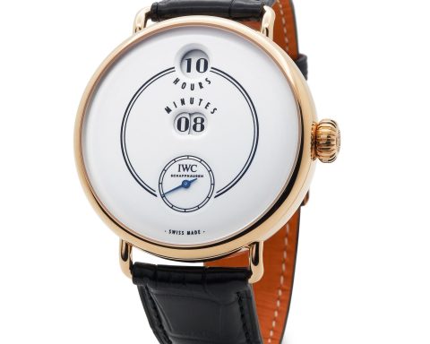 IWC "Tribute To Pallweber" 150th Anniversary Digital Window Jump Hour Watch