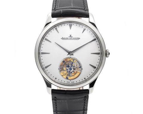 Jaeger-LeCoultre Master Ultra Thin white gold case ultra-thin tourbillon watch