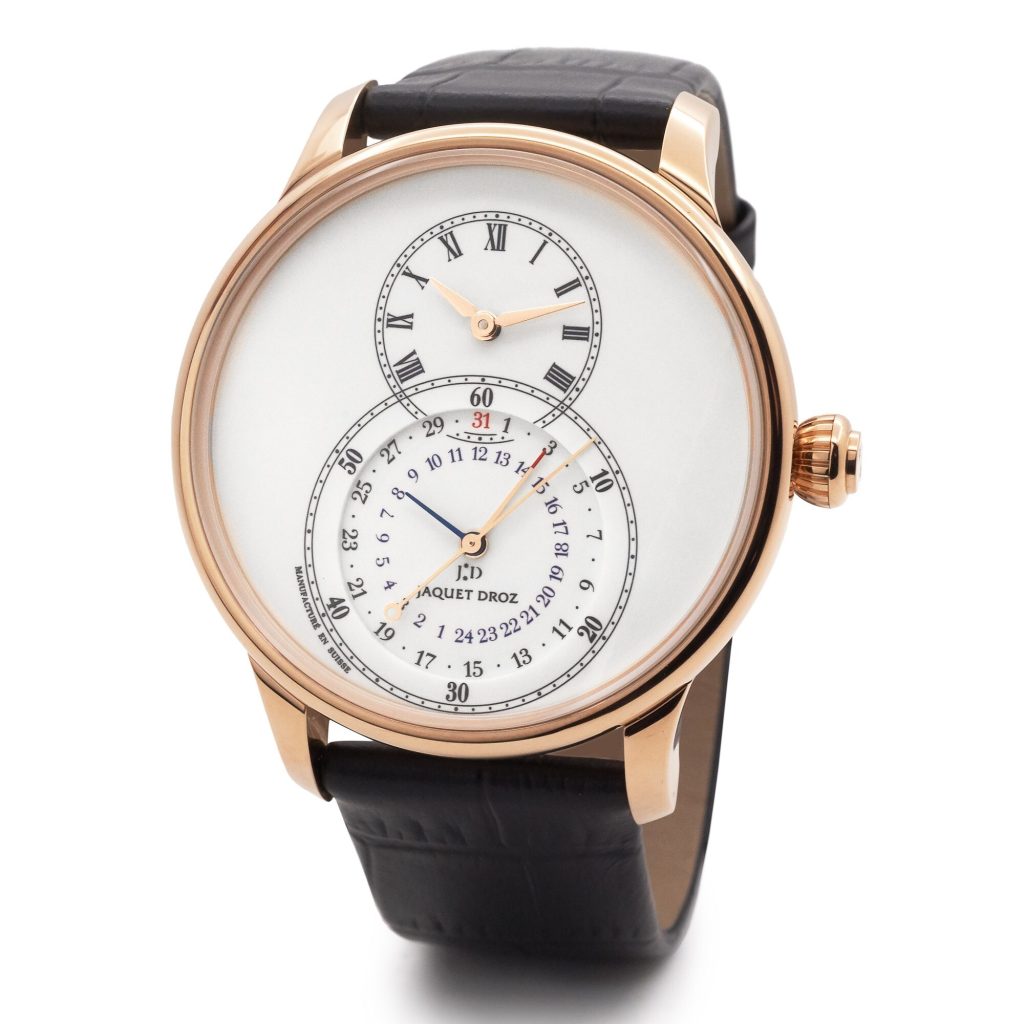 Jaquet Droz Grande Seconde Dual Time two-place large second hand watch