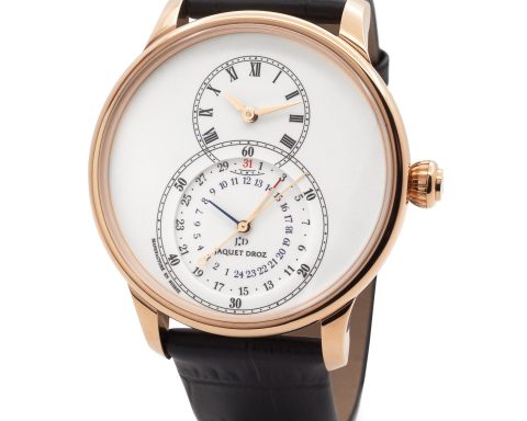 Jaquet Droz Grande Seconde Dual Time two-place large second hand watch