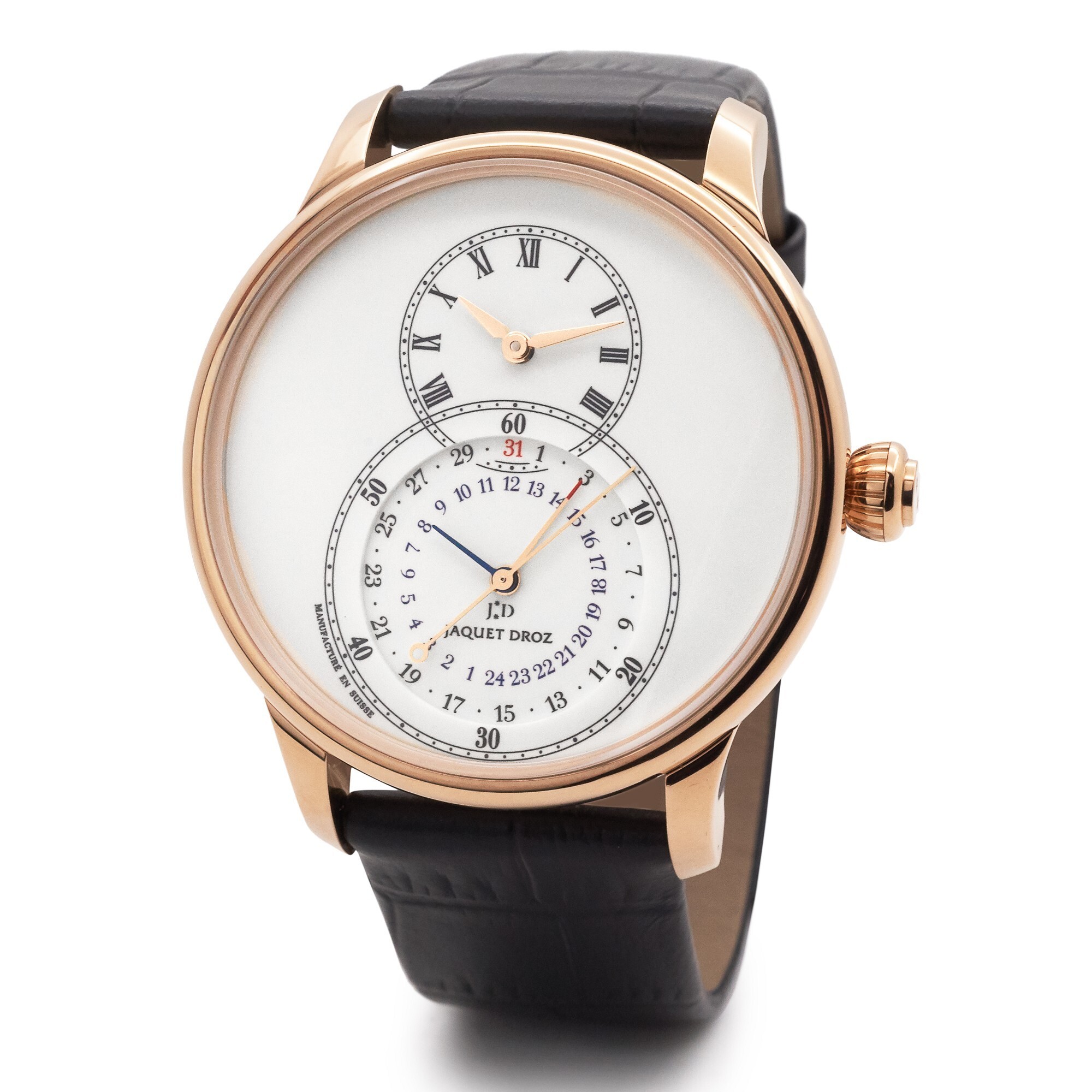 Jaquet Droz Grande Seconde Dual Time Watch 43mm