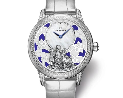 Jaquet Droz Zodiac Sheep Enamel Crafts Hours and Minutes Watch
