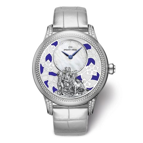 Jaquet Droz Zodiac Sheep Enamel Crafts Hours and Minutes Watch