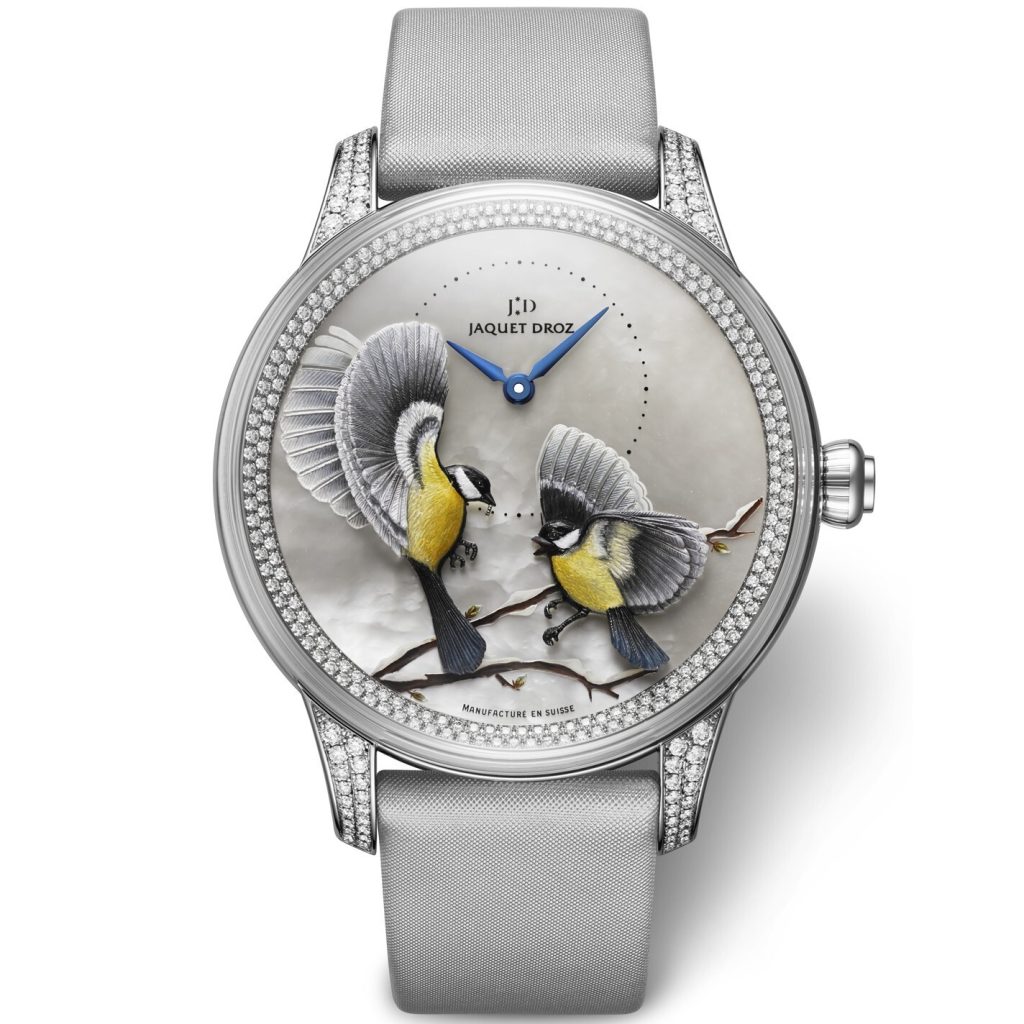 Jaquet Droz gold engraved small dial for hours and minutes – Four Seasons Series
