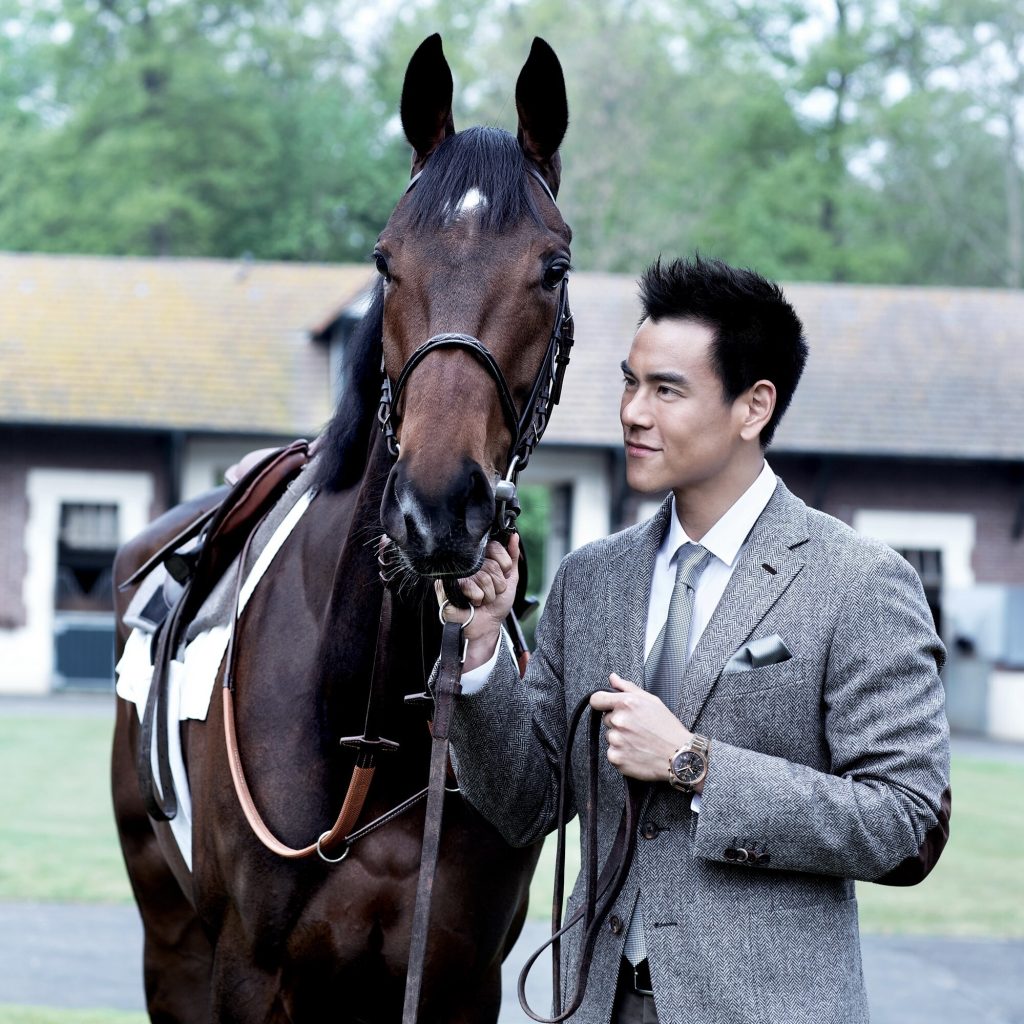 Longines Conquest Classic stainless steel rose gold chronograph men's watch