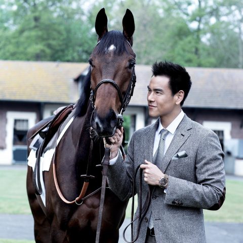 Longines Conquest Classic stainless steel rose gold chronograph men's watch