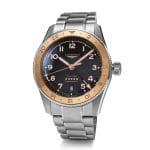 Longines Spirit Zulu Time 1925 gold two-tone dual time watch