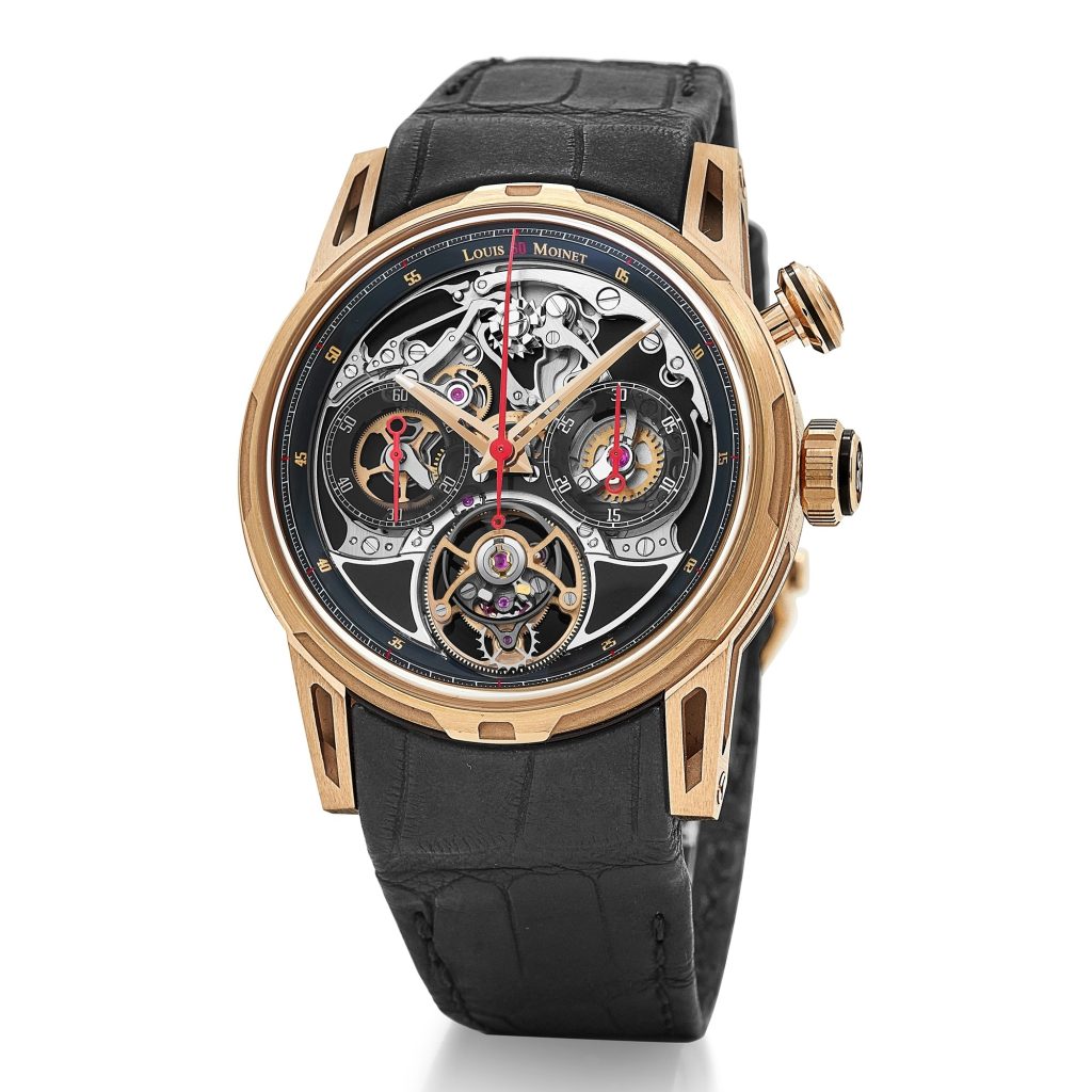 Louis Moinet Impulsion Onyx Flying Tourbillon Chronograph